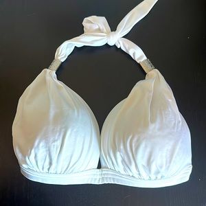 Venus DD white bikini top